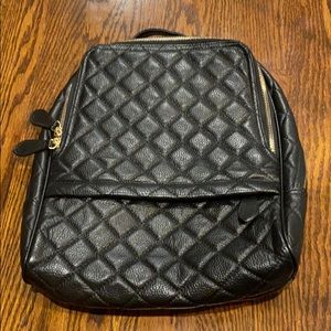 Brand new w tags black back pack gold hardware